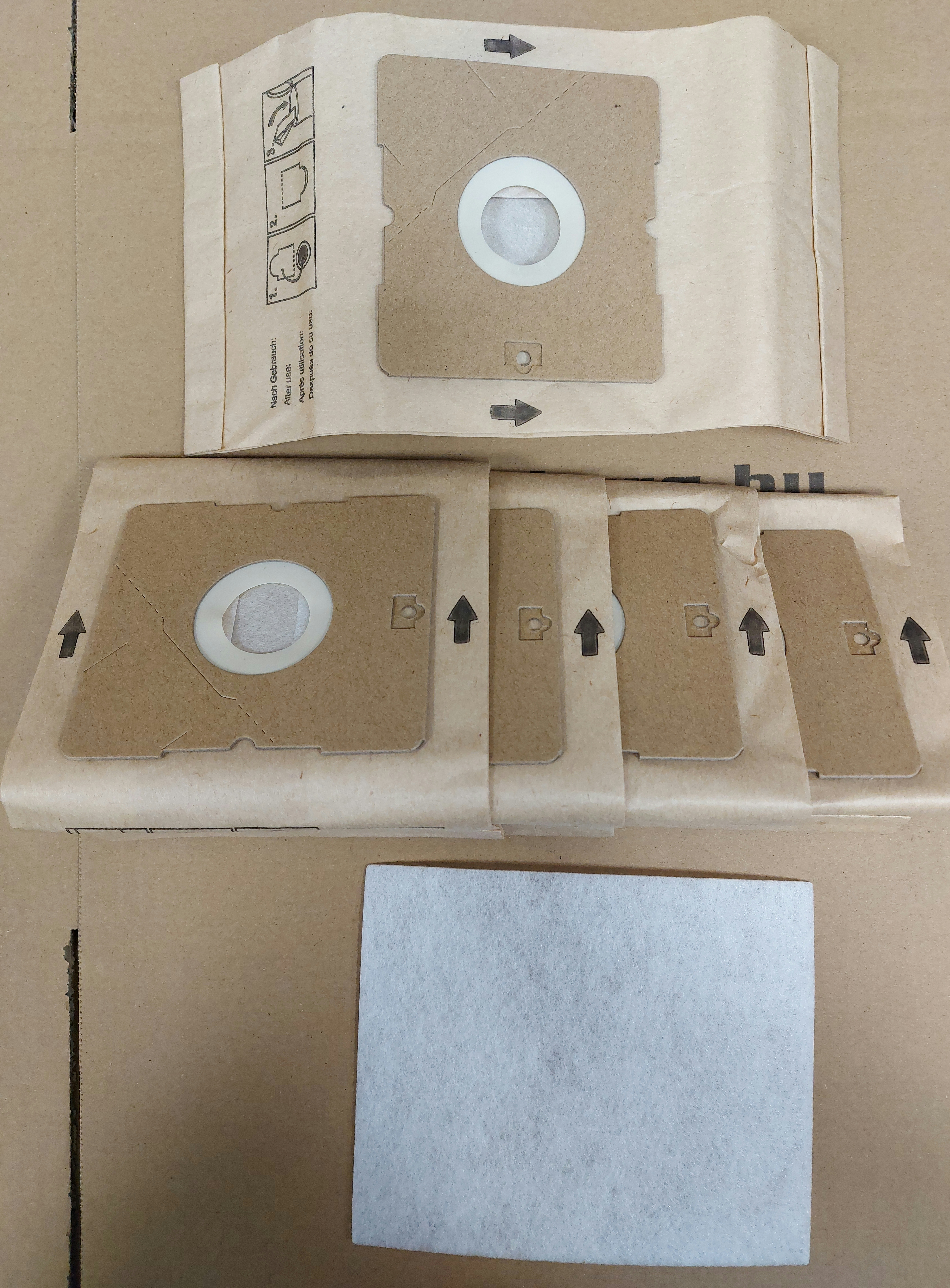 Aspico 717A 717/794 papír porzsák 5db 1db filter Zanussi CompactGO, ZAN3900, Sencor, Samsung VP54, ETA 1455, stb. típusokhoz