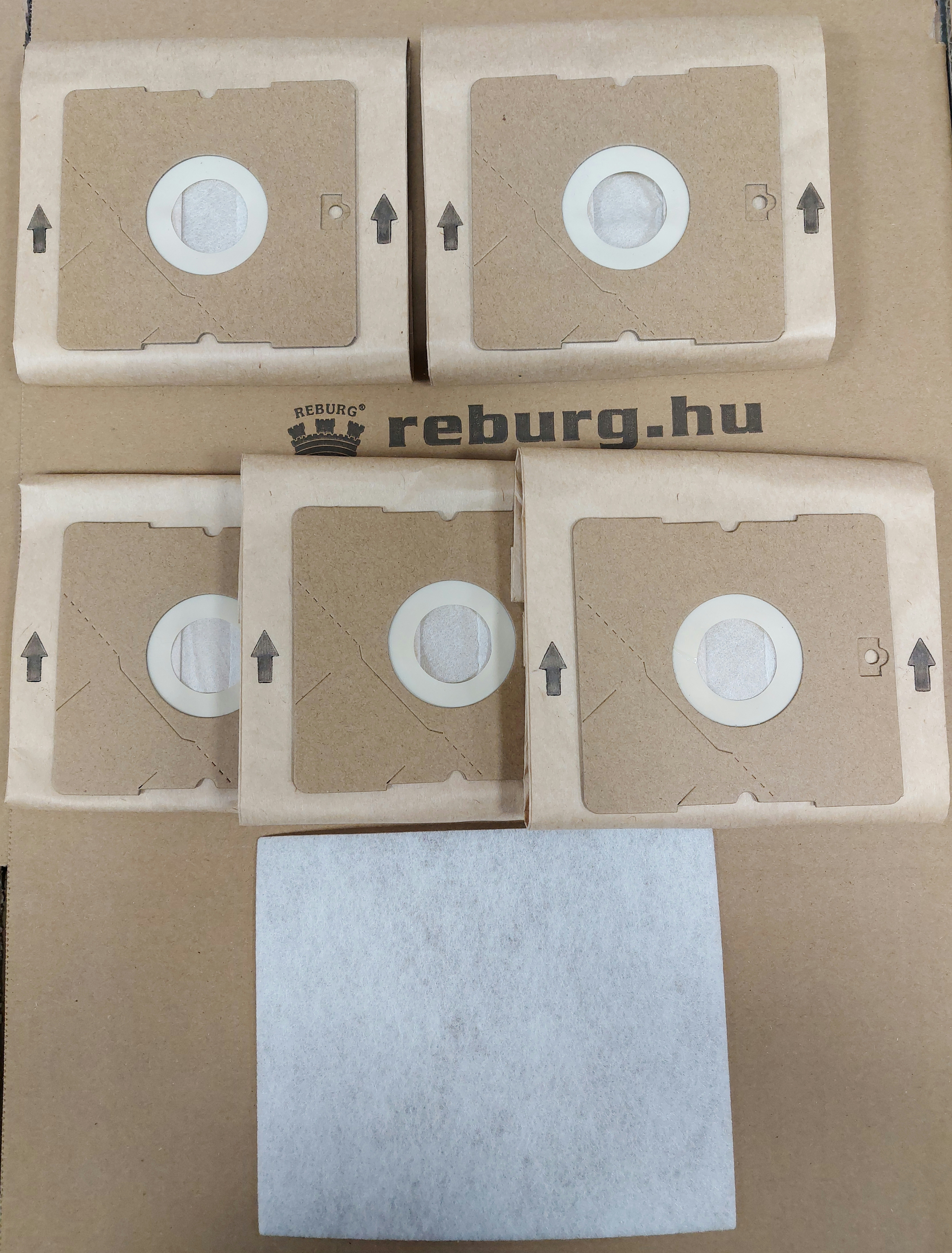 Aspico 717A 717/794 papír porzsák 5db 1db filter Zanussi CompactGO, ZAN3900, Sencor, Samsung VP54, ETA 1455, stb. típusokhoz