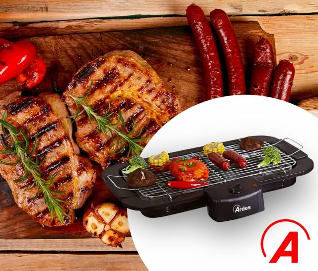 Ardes 1B01 barbecue grillsütő 2200W 8x47x28 cm