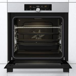 Gorenje BPS6747A06X beépíthető pirolitikus, multifunkciós sütő inox 77L, 59.5x56.4x59.5 cm, inox szín