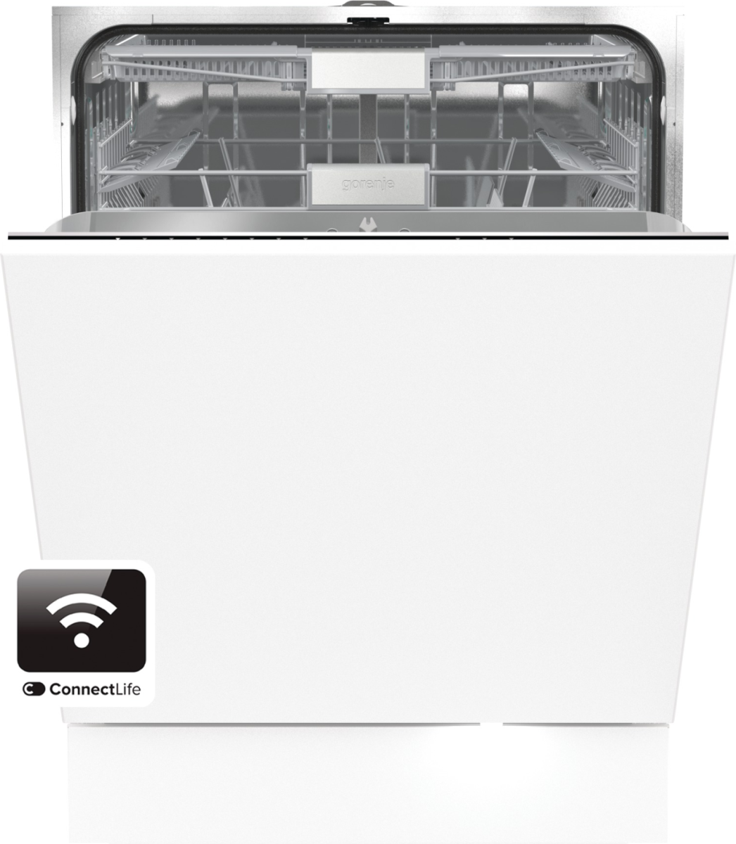 Gorenje GV673C62 teljesen beépíthető mosogatógép 60cm, 16 teríték, inverter motor, WIFI, automatikus ajtónyitás 