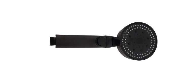 Turbo 278605 zuhanyfej, 24cm, fekete 