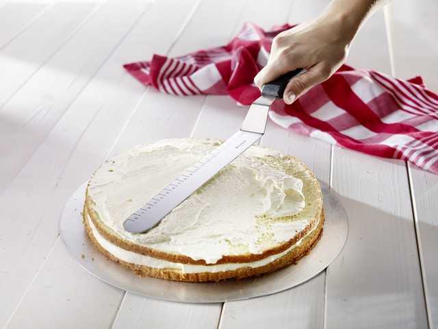 Westmark 3007 kenőlapát, spatula, mérőegységgel, hajlított