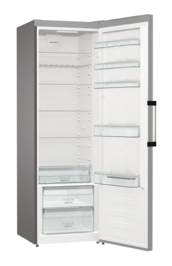 Gorenje R619EAXL6 inox hűtőszekrény 398 liter 185 X 59,5 X 66,3 cm külső kijelző,  AdaptTech öntanuló kompresszor 