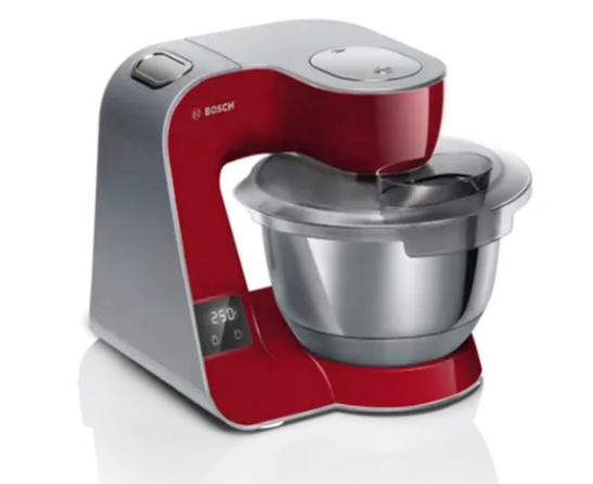 Bosch MUM5X720 MUM5 konyhai robotgép mérleggel 1000 W vörös / ezüst