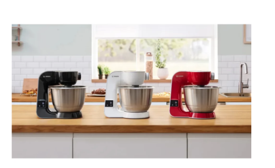 Bosch MUM5X720 MUM5 konyhai robotgép mérleggel 1000 W vörös / ezüst
