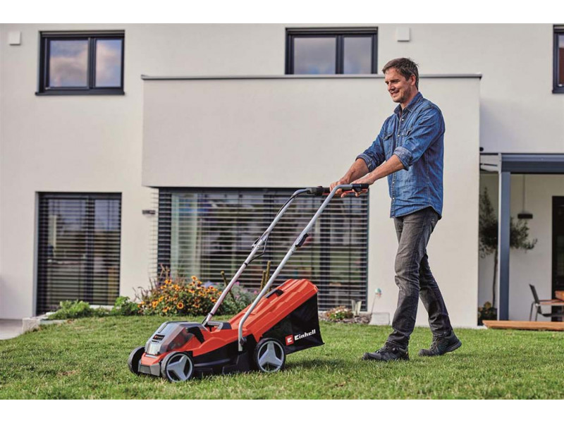 Einhell GE-CM 36/33 LI KIT (2X2,5 AH) akkumulátoros fűnyíró, 2db akkumulátorral 