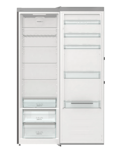 Gorenje R619EAXL6 inox hűtőszekrény 398 liter 185 X 59,5 X 66,3 cm külső kijelző,  AdaptTech öntanuló kompresszor 