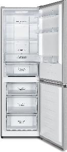 Gorenje NRK619CAXL4 No Frost Plus alulfagyasztós kombinált hűtőszekrény 207/97L, 59.5x59x186 cm, inox