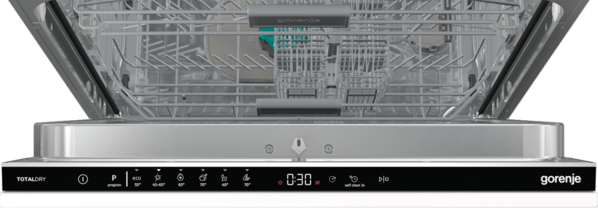 Gorenje GV642D61 teljesen beépíthető mosogatógép 60cm, 14 terítékes, automatikus ajtónyitás funkció 
