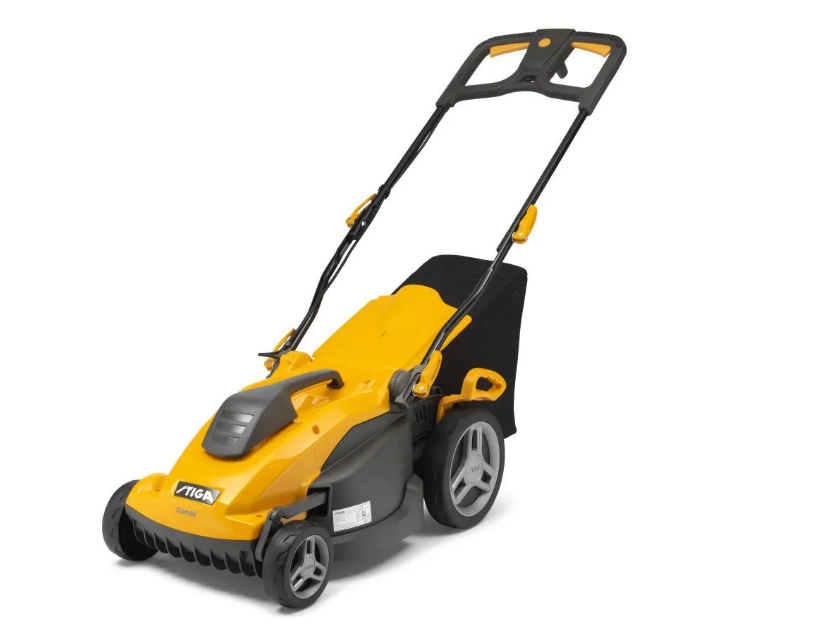 Stiga Combi 340c elektromos fűnyíró, gyűjtés, mulcsozás, hátsó kidobás funkcióval, 1600W
