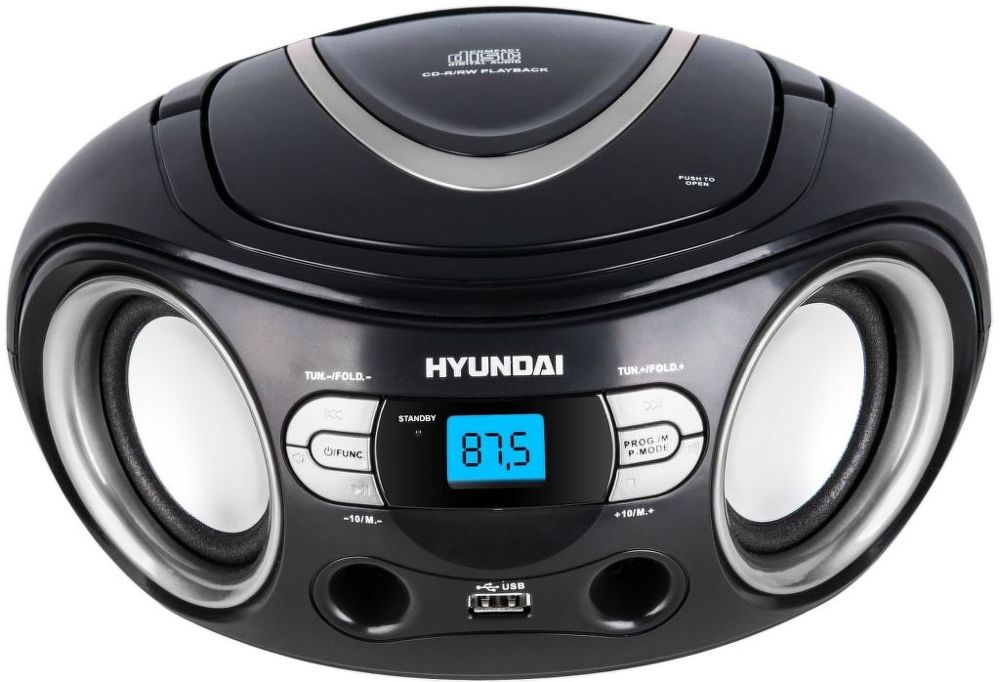 Hyundai TRC533AU3BS CD-s rádiómagnó usb, aux, CDR/RW, LCD kijelző