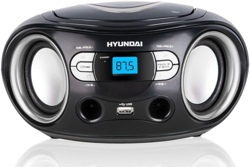 Hyundai TRC533AU3BS CD-s rádiómagnó usb, aux, CDR/RW, LCD kijelző