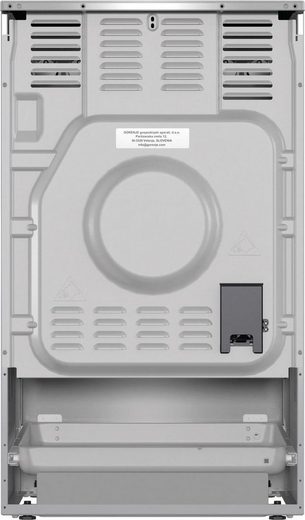 Gorenje GECS5C70XA inox elektromos kerámialapos tűzhely gőzfunkció, teleszkópos sütősín, duplagyűrűs és ovális főzőzónával