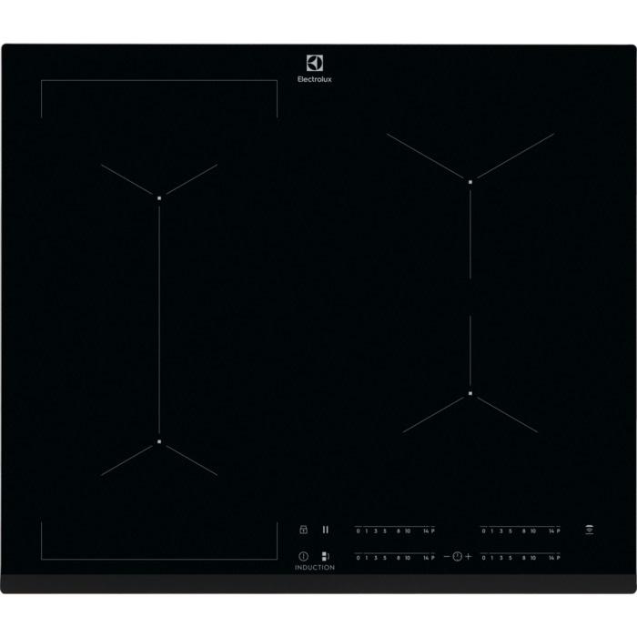 Eelctrolux EIV634 beépíthető indukciós főzőlap Hob2Hood, Bridge funkció, csúszkás érintővezérlés