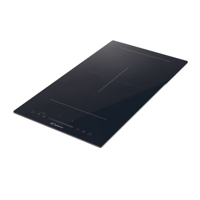 Candy CTP32SC/E1 beépíthető indukciós dominó kerámia főzőlap, 2 zónás ,fekete, 28.8x52x5.6 cm