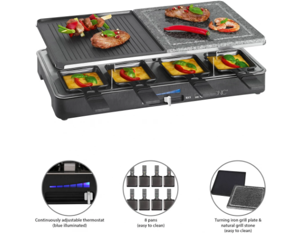 Clatronic RG3518 raclette grill 1200-1400W 