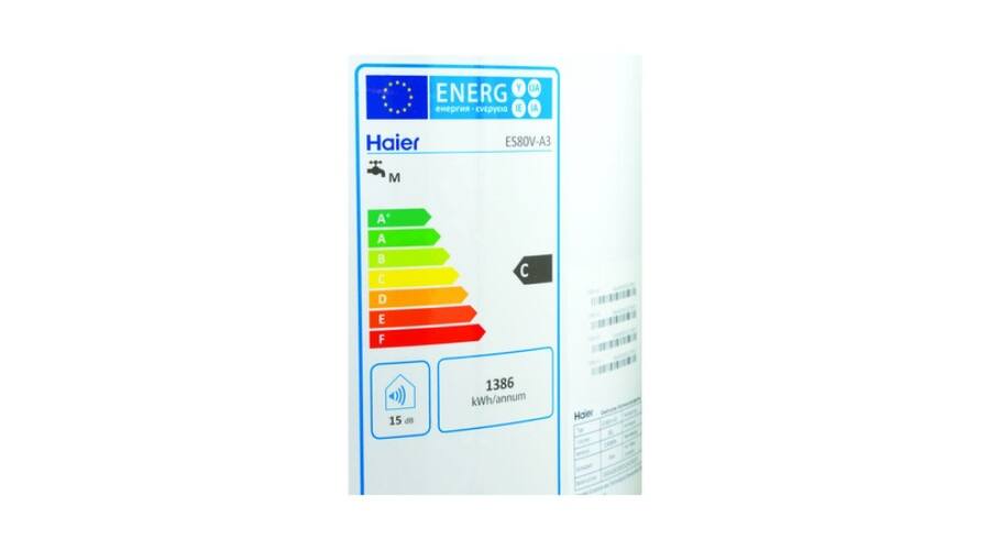 Haier ES80VA3 80L hengeres villanybojler 80L, 1,5kW