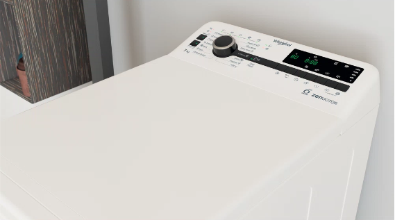 Whirlpool TDLRB7232BS EU/N felültöltős mosógép ZEN techológia, extra csendes Direct Drive motor, 7 kg, 40x60x90 cm 