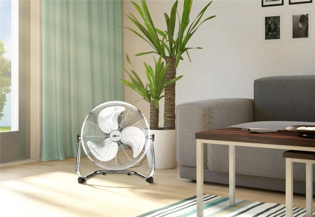 Goobay 39510 Padló ventilátor, 40 cm, 3 sebesség, króm, 90W