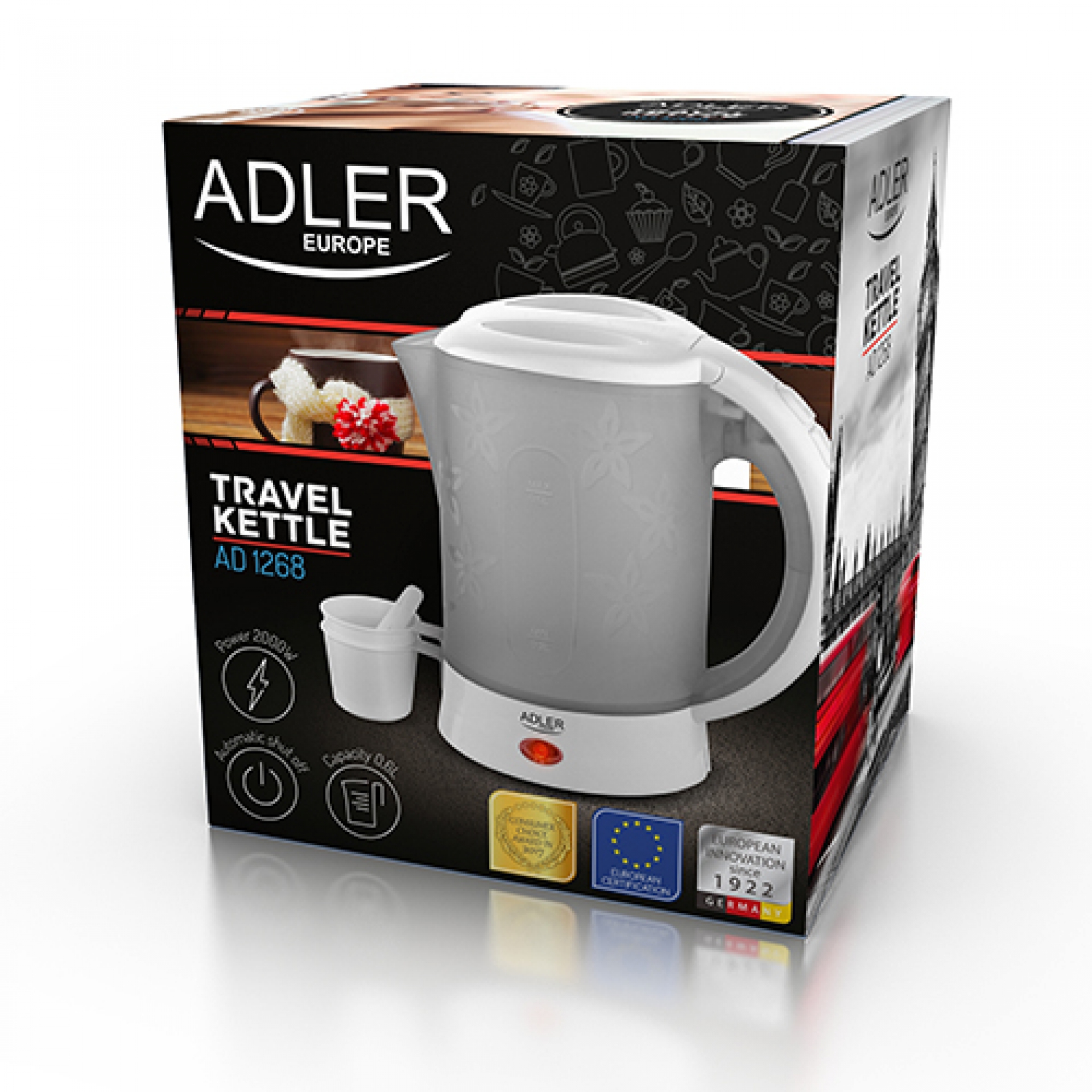 Adler AD1268 0,6l úti vízforraló