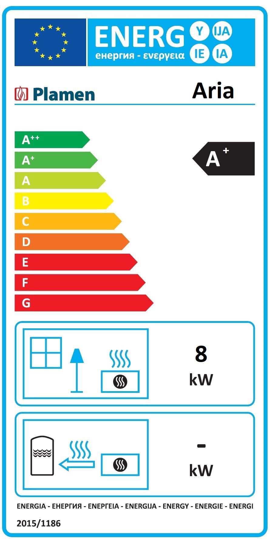 Warnex Aria öntvény kandalló 8kW