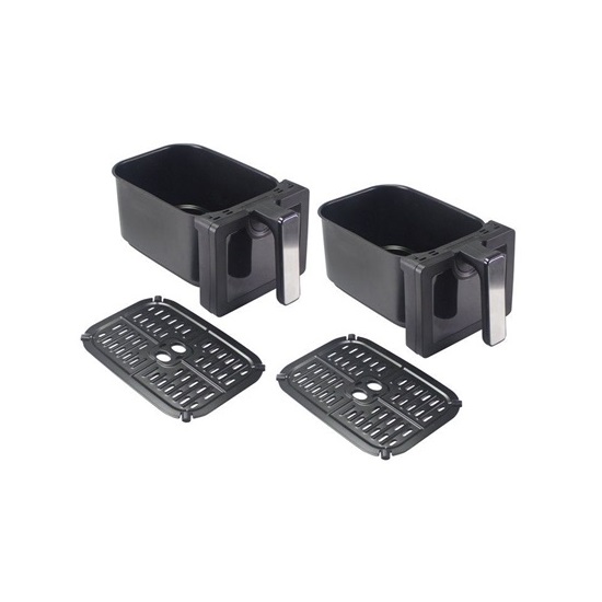 Beper P101FRI090 forrólevegős sütő, dupla kosaras, 1700W, 9L