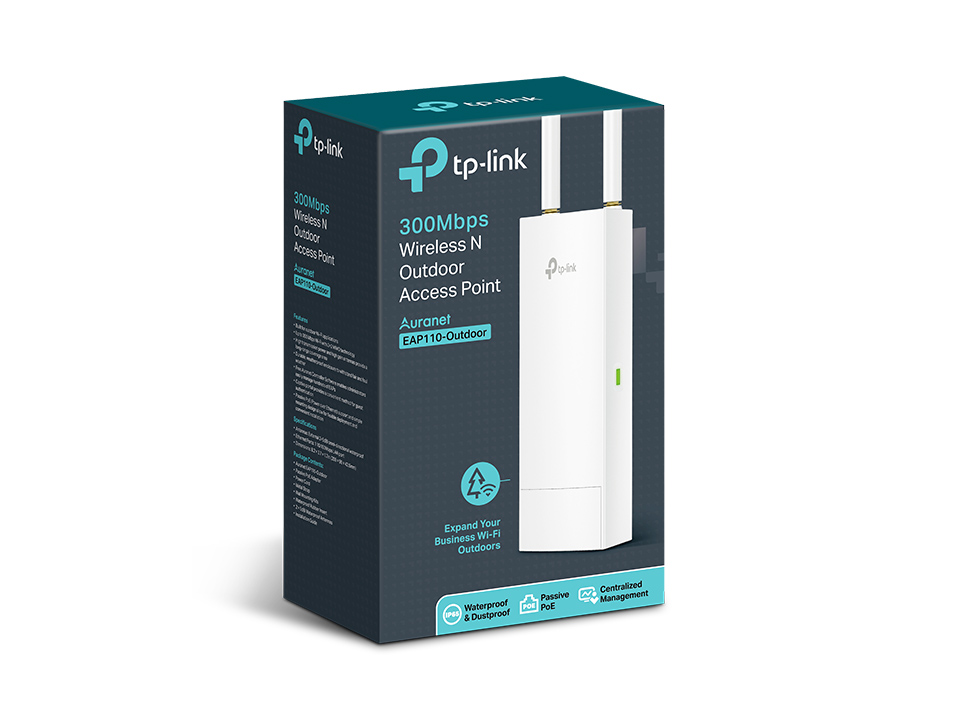 TP-LINK EAP110-OUTDOOR vezeték nélküli N300 hozzáférési pont 