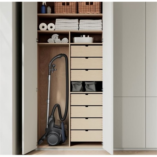 Electrolux EL61C3DB porzsák nélküli porszívó, 650W, sötét csillámos szín