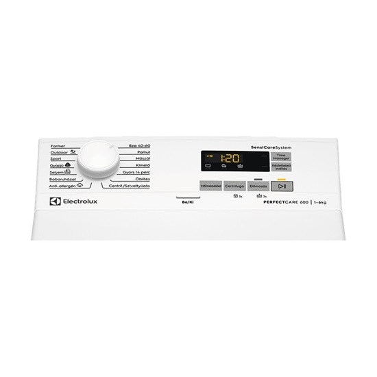 Electrolux EW6TN5061FH PerfectCare felültöltős mosógép, 6kg, 40x60x89 cm 