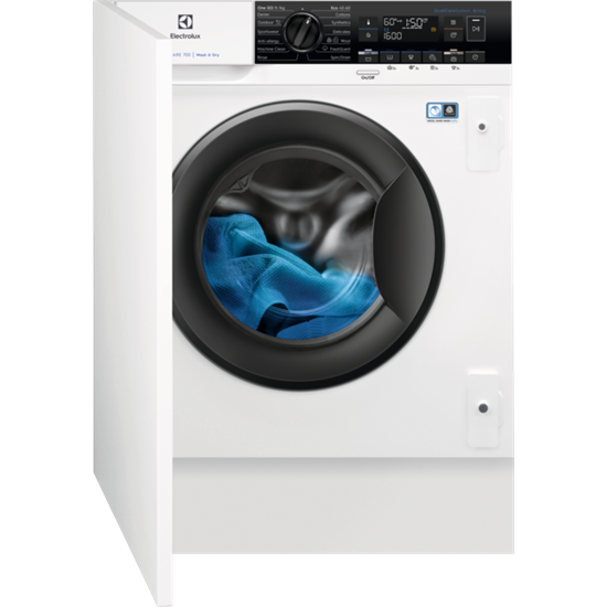 Electrolux EW7W368SI PerfectCare 700  teljesen beépíthető kondenzációs mosó-szárítógép, Ökoinverter,8/4kg, 59.6x55.3x81.9 cm 