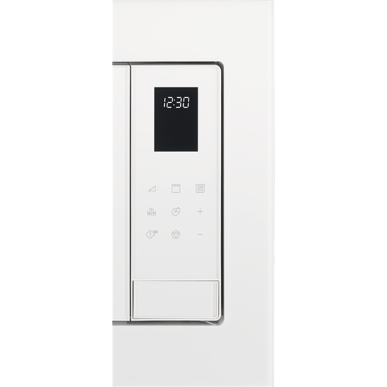 Electrolux LMS4253TMW beépíthető mikrohullámú sütő fehér grill funkcióval, 25L, fehér 