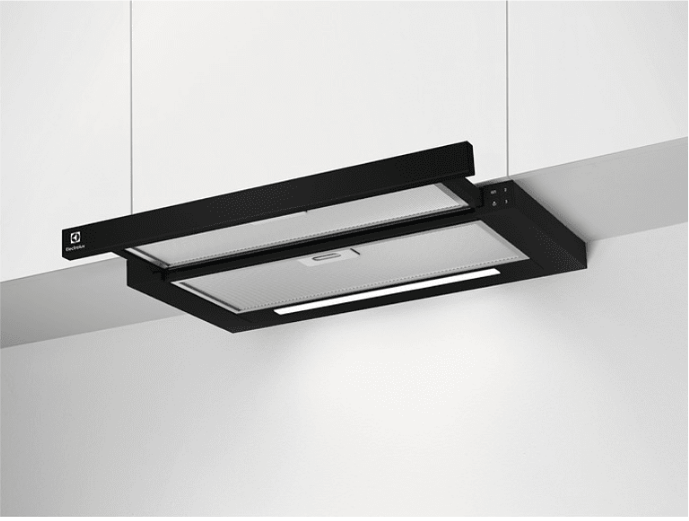 Electrolux LFP616K beépíthető kihúzható konyhai elszívó 60 cm fekete 