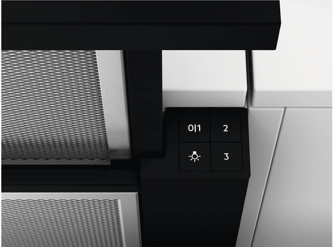 Electrolux LFP616K beépíthető kihúzható konyhai elszívó 60 cm fekete 