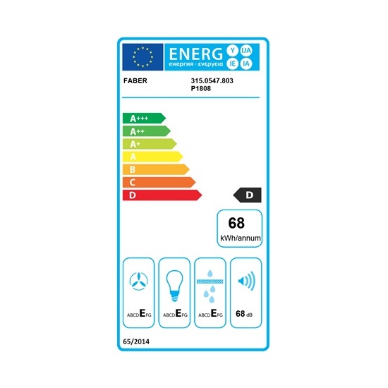 Faber 152 SRM LG A90 kürtőbe építhető konyhai elszívó,90cm,LED világítás,