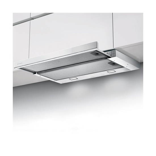 Faber FLEXA NG GLASS LUX W A60 beépíthető kihúzható konyhai elszívó, 60cm,2x LED világítás,