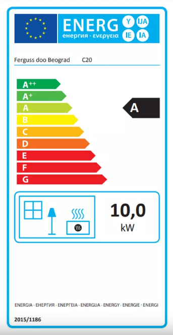Ferguss FG20/C20 kandallóbetét 10kW csúcskategóriás készülék