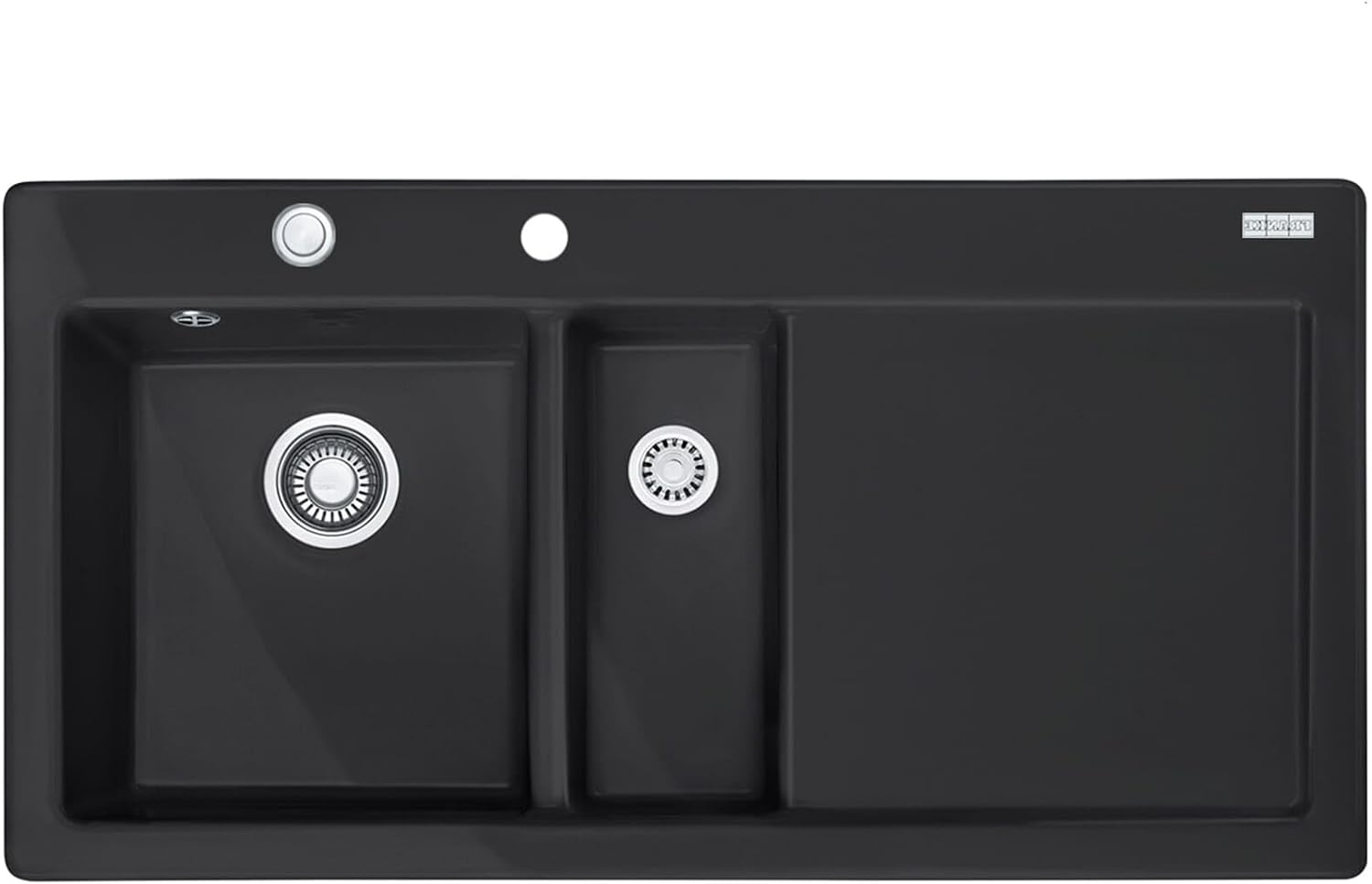 Franke MTK 651-100 MYTHOS Fraceram kerámia fekete mosogatótálca 1000X510 mm 124.0335.872