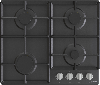 Gorenje G641EXB beépíthető gáz főzőlap, 60x52x13 cm, fekete