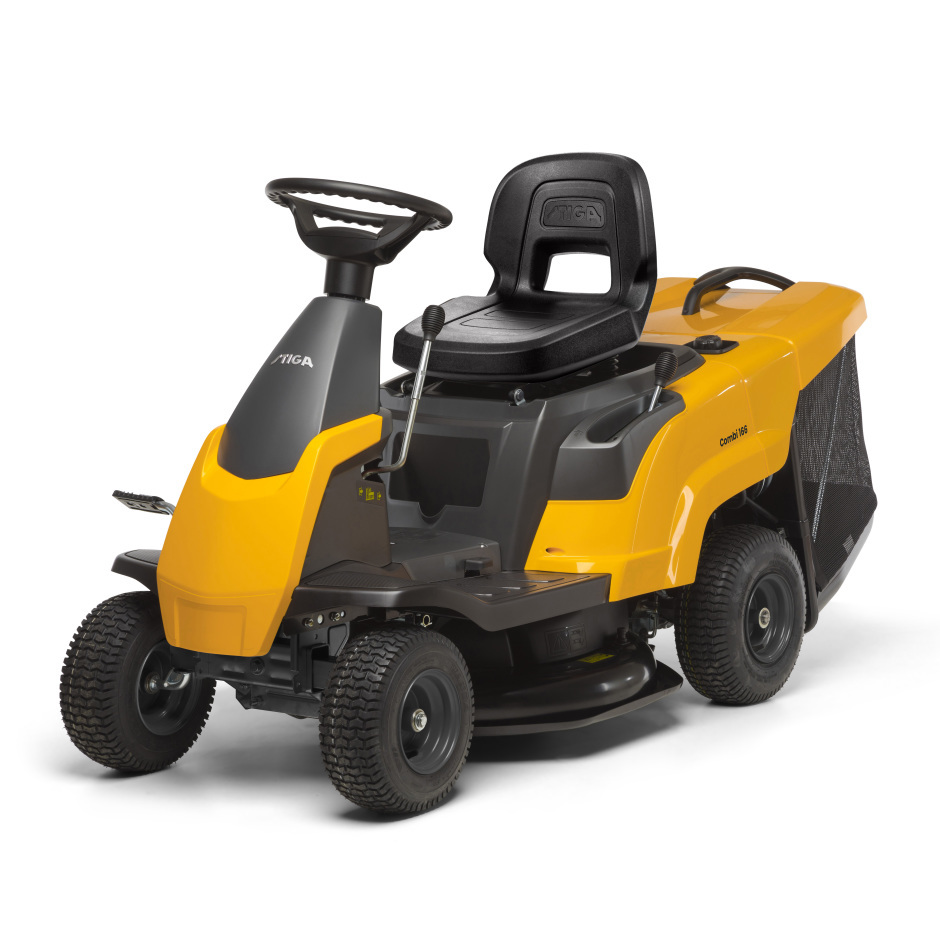 Stiga COMBI 166 fűgyűjtős fűnyíró traktor, hidrosztatikus váltóval,gyűjtés,oldalsó kidobás