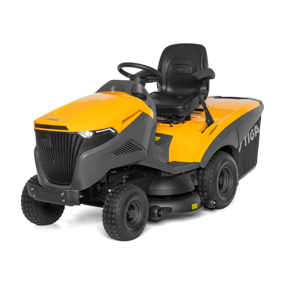 Stiga ESTATE 9102 W fűgyűjtős fűnyíró traktor,7000m2, 102cm vágófelülettel, hidrosztatikus váltással,Honda motorral
