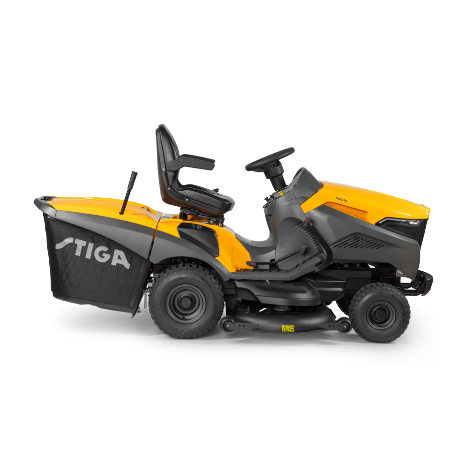 Stiga ESTATE 9122 W Honda motoros fűgyűjtős fűnyíró traktor,8000m2, 122cmes vágófelülettel, hidrosztatikus váltóval,Honda GXV630