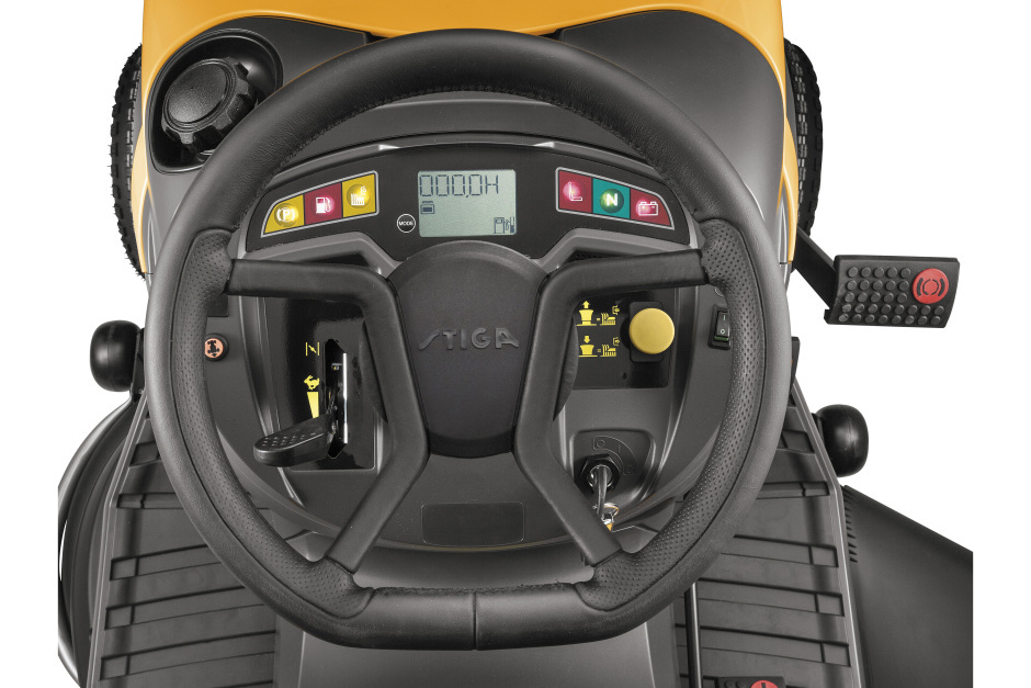 Stiga TORNADO 7108 W oldalkidobós fűnyíró traktor hidrosztatikus váltóval 