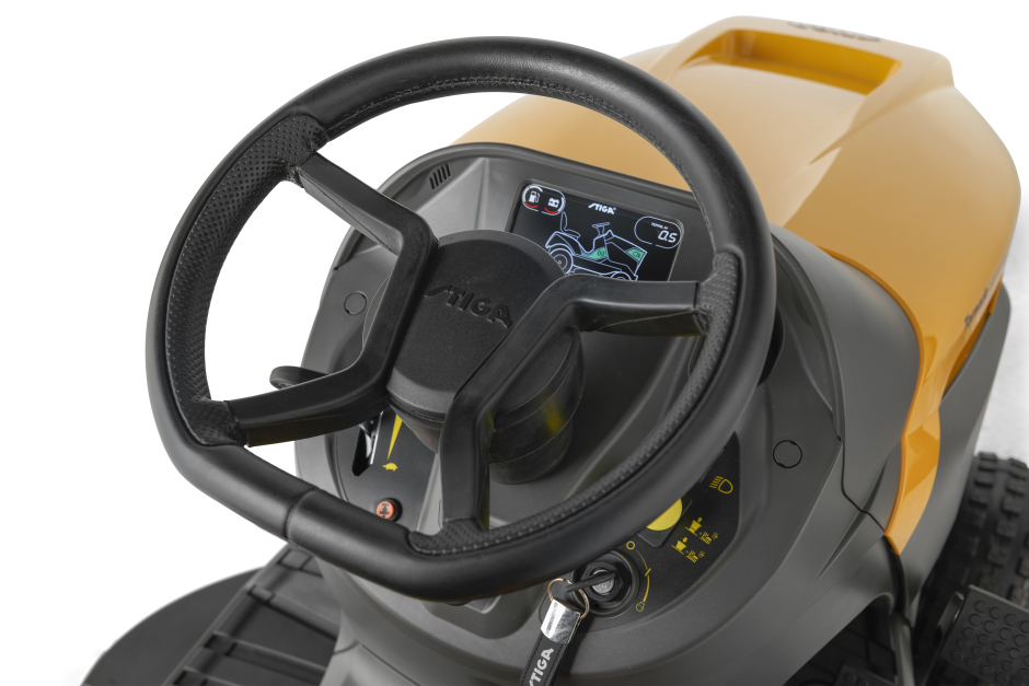 Stiga TORNADO 9121 W oldalkidobós fűnyíró traktor hidrosztatikus váltóval
