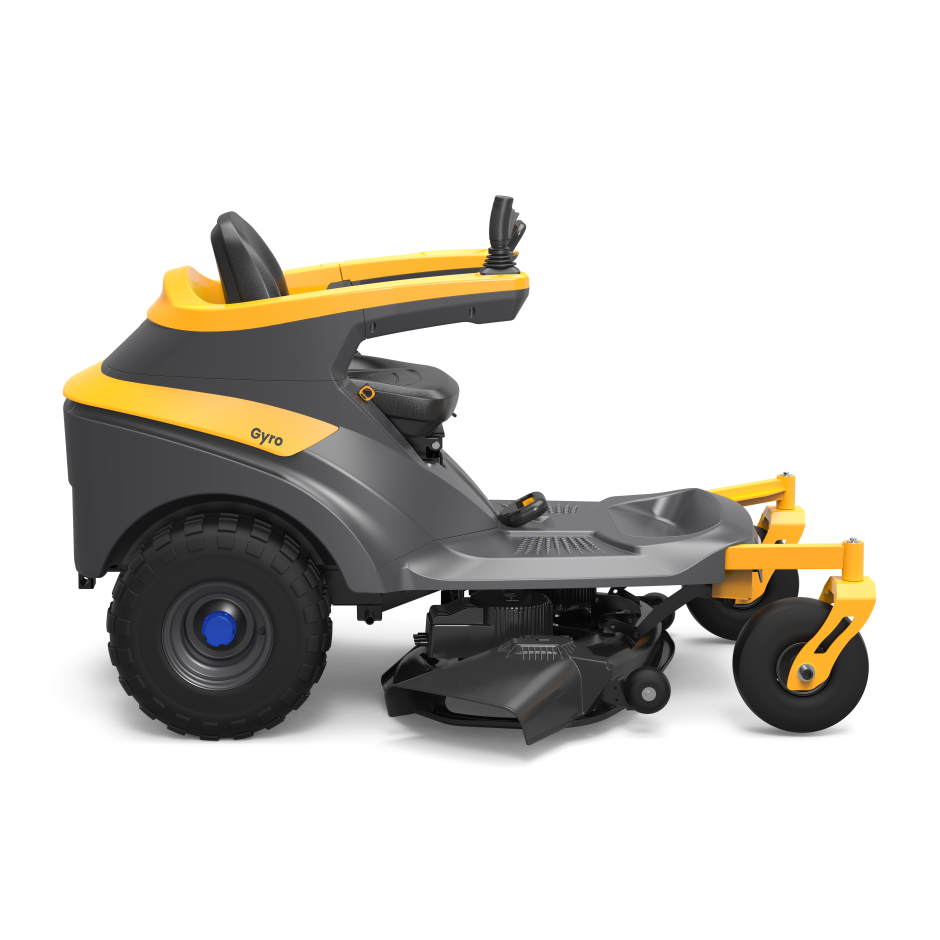 Stiga GYRO 500e helyben forduló akkumulátoros fűnyíró traktor,oldalsó kidobás,mulcsozás(opcionális)