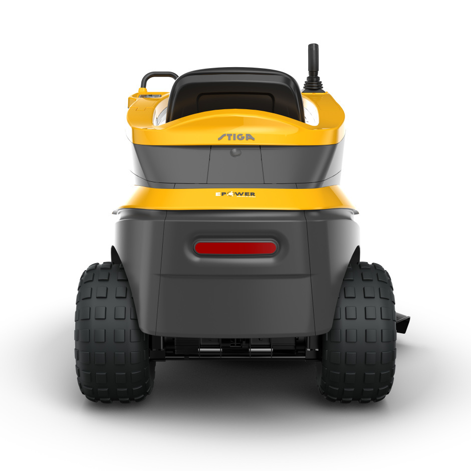 Stiga GYRO 500e helyben forduló akkumulátoros fűnyíró traktor,oldalsó kidobás,mulcsozás(opcionális)