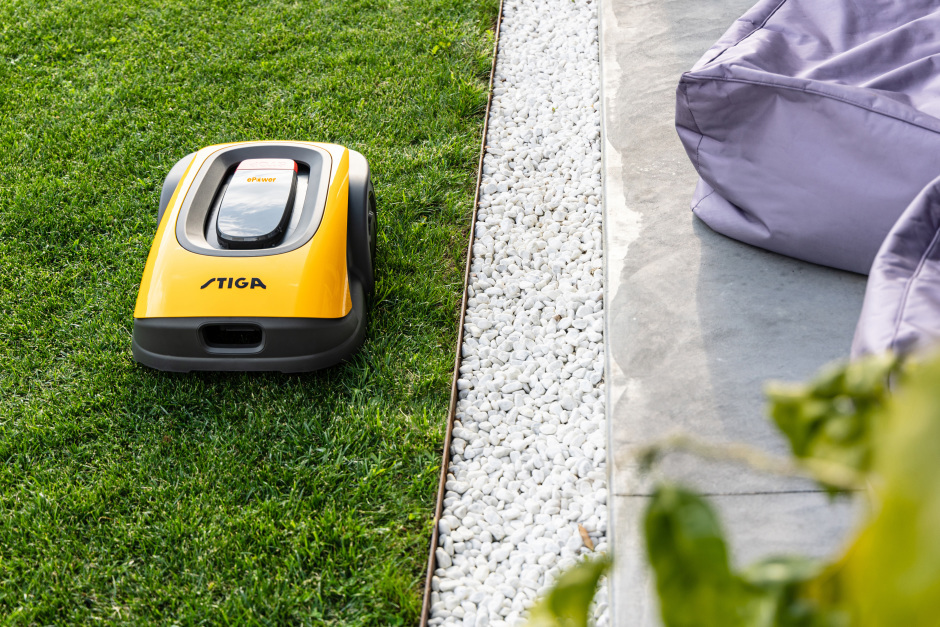 STIGA G 1200 robotfűnyíró, emelésérzékelő, akadályérzékelő, esőérzékelő, lopásriasztás funkcióval