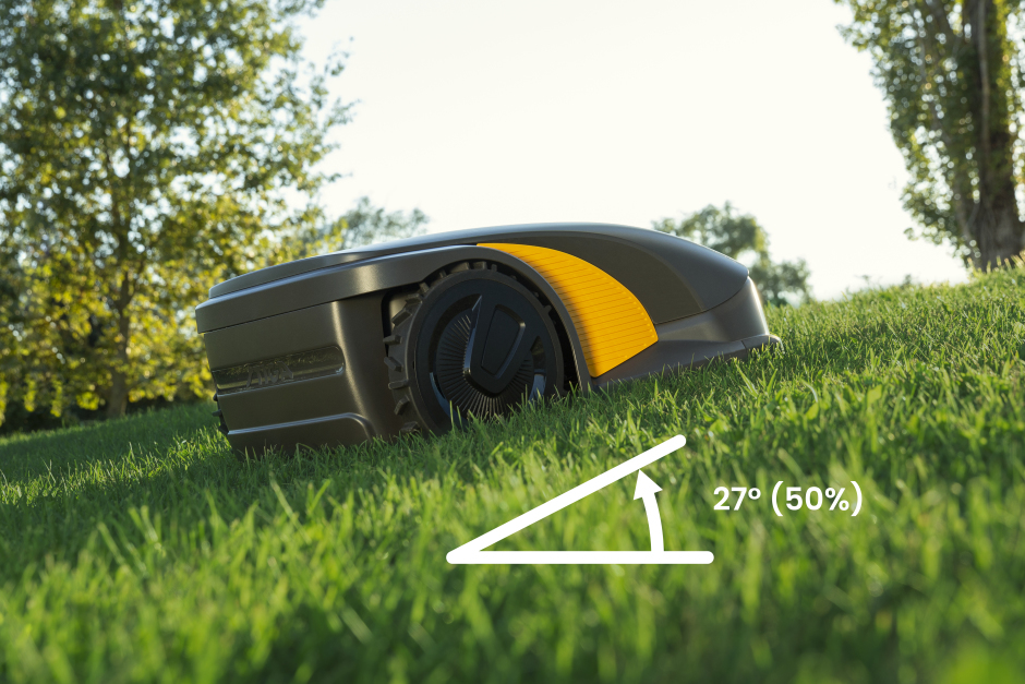 Stiga A 5000 robotfűnyíró emelés, akadály, eső, lopás, értesítés jelzővel 