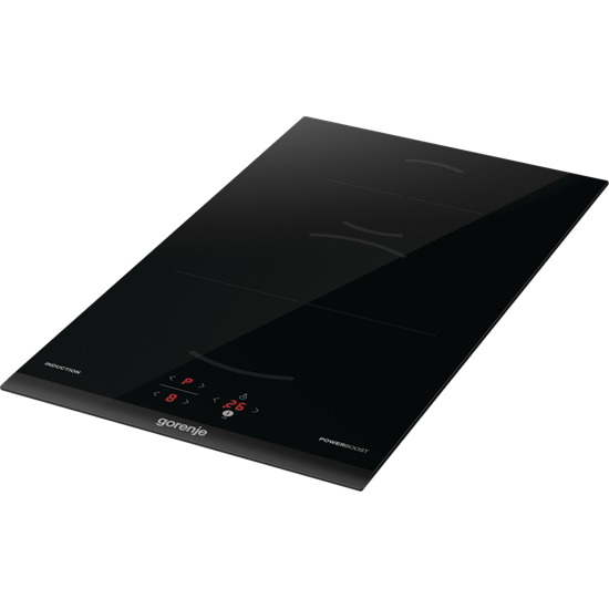 Gorenje GI3201BC beépíthető dominó indukciós kerámia főzőlap,fekete, érintőkijelző, 30x52x5.8 cm 