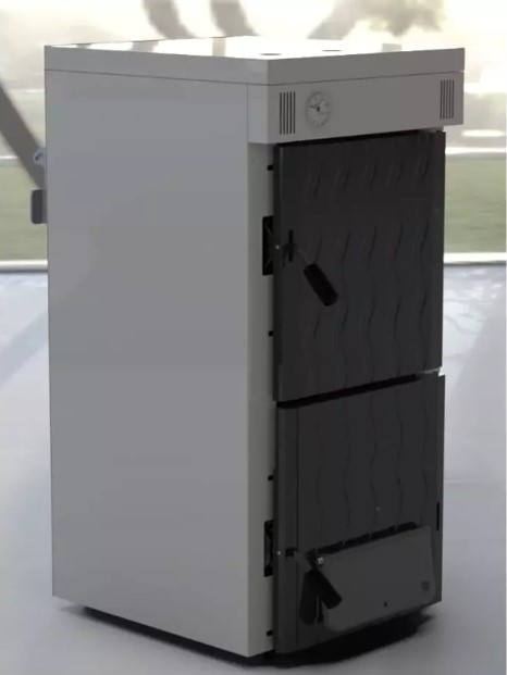 Hunor LX4 szilárdtüzelésű 4 tagos  öntöttvas kazán 23kW